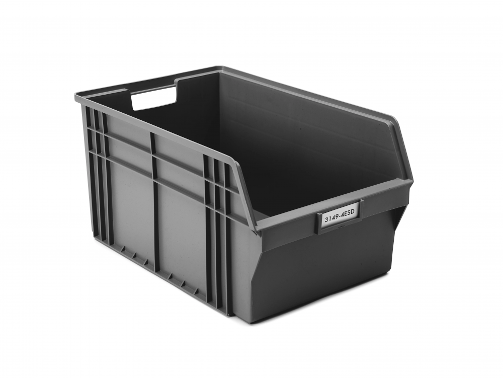 картинка Treston 3149-4ESD. Ячейка для хранения 310×490×250 мм антистатическая являющийся официальным дистрибьютором в России 