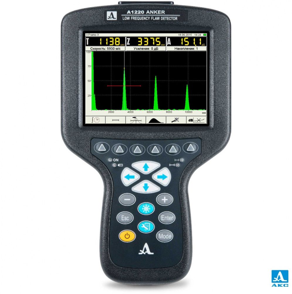 картинка АКС ANKER А1220 (1128). Электронный блок УЗ дефектоскопа со встроенным аккумулятором являющийся официальным дистрибьютором в России 