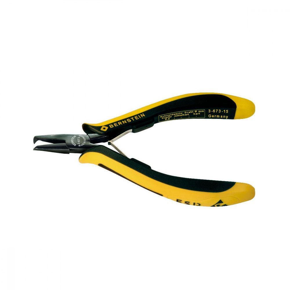 картинка Bernstein B3-673-15. Бокорезы торцевые 20° антистатические ESD EUROline 130 мм являющийся официальным дистрибьютором в России 