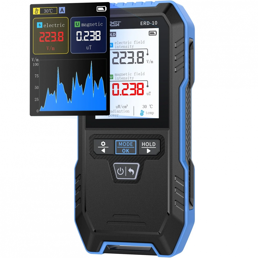 картинка FNIRSI ERD-10. Детектор электромагнитного излучения являющийся официальным дистрибьютором в России 