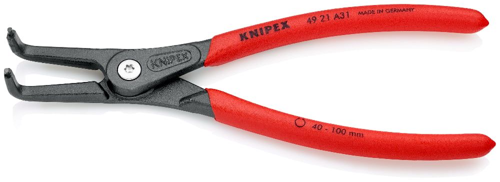 картинка KNIPEX KN-4921A31. Прецизионные щипцы для внешних стопорных колец являющийся официальным дистрибьютором в России 