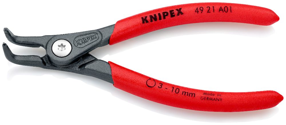 картинка KNIPEX KN-4921A01. Прецизионные щипцы для внешних стопорных колец являющийся официальным дистрибьютором в России 