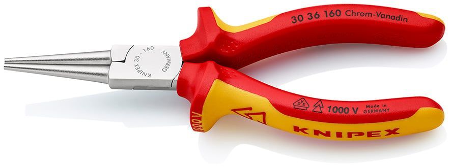 картинка KNIPEX KN-3036160. Круглогубцы являющийся официальным дистрибьютором в России 