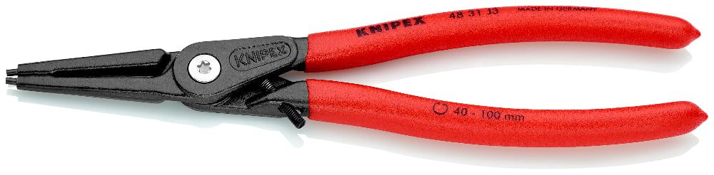 картинка KNIPEX KN-4831J3. Прецизионные щипцы для внешних стопорных колец являющийся официальным дистрибьютором в России 