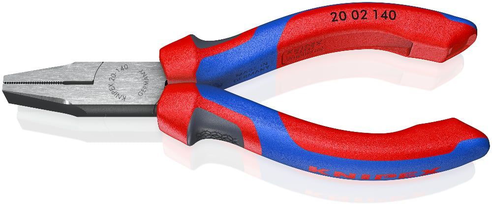 картинка KNIPEX KN-2002140. Плоскогубцы с гладкими губками являющийся официальным дистрибьютором в России 