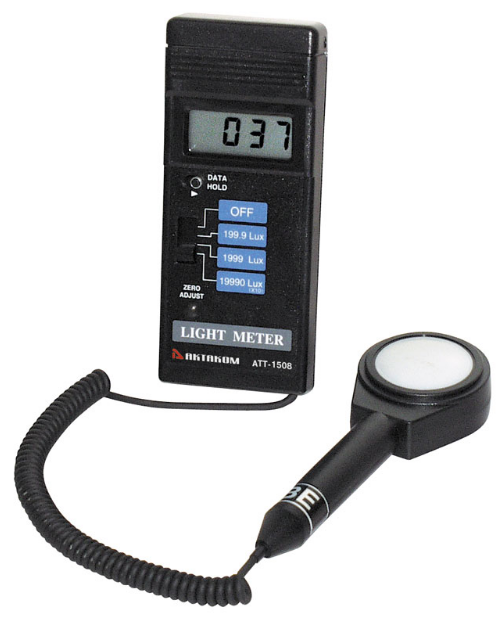 картинка АКТАКОМ АТТ-1508. Люксметр являющийся официальным дистрибьютором в России 