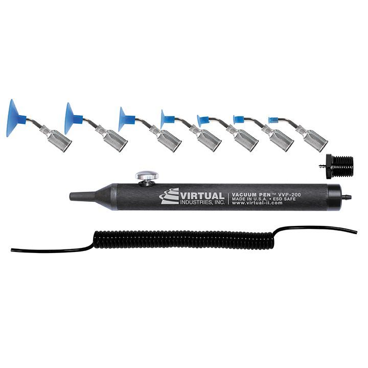 картинка VIRTUAL VV-PEN-KIT-PB-PUR (ESD). Вакуумный пинцет с комплектом игл-насадок PureAClean являющийся официальным дистрибьютором в России 