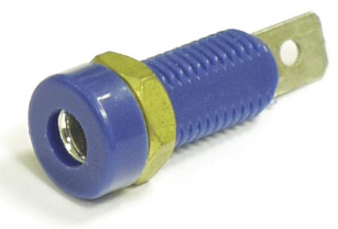 картинка АКТАКОМ 641-blue. Гнездо (розетка) ⌀4 мм являющийся официальным дистрибьютором в России 