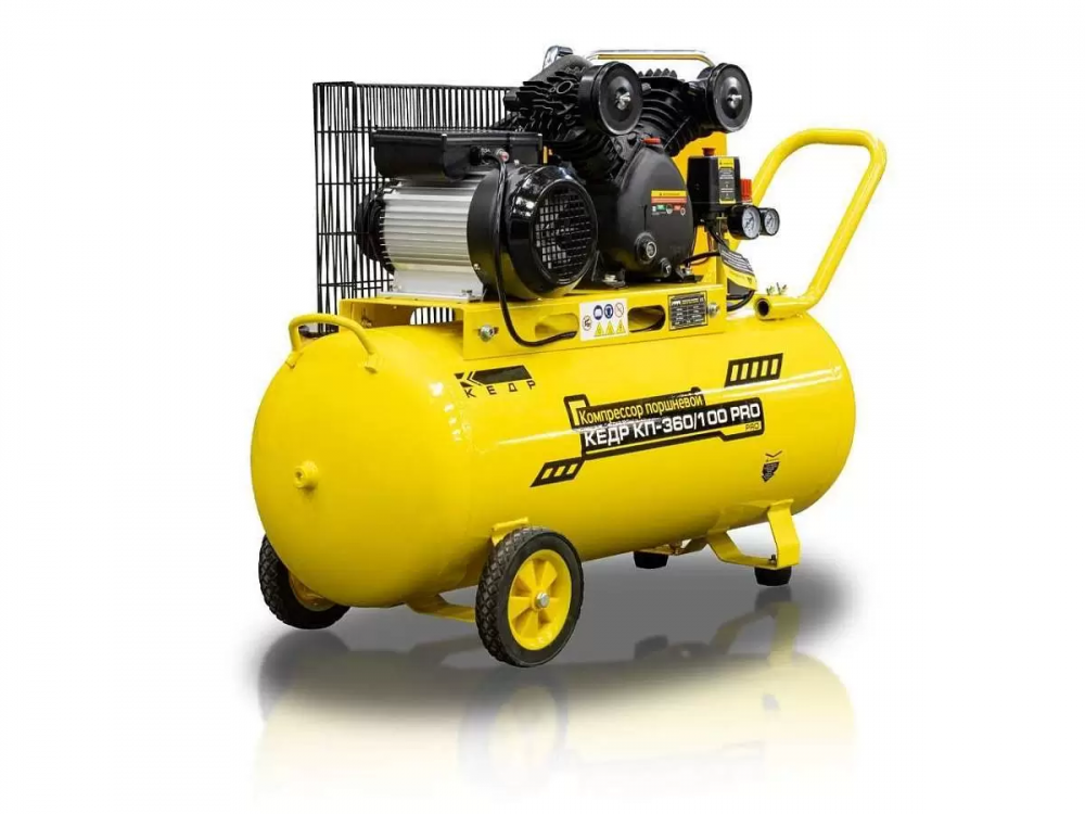 картинка КЕДР КП-360/100 PRO. Компрессор поршневой масляный являющийся официальным дистрибьютором в России 