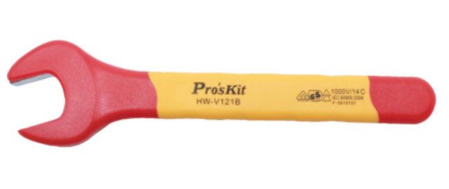 картинка ProsKit HW-V121B. Рожковый гаечный ключ диэлектрический являющийся официальным дистрибьютором в России 