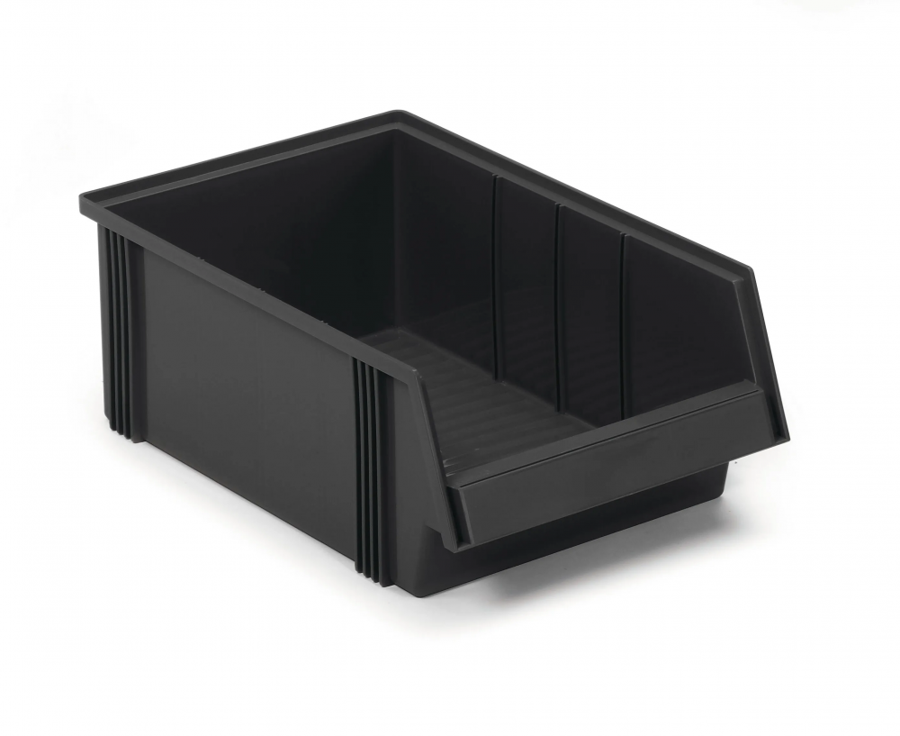 картинка Treston 3050-4ESD. Навесная штабелируемая ячейка 310×500×182 мм антистатическая являющийся официальным дистрибьютором в России 