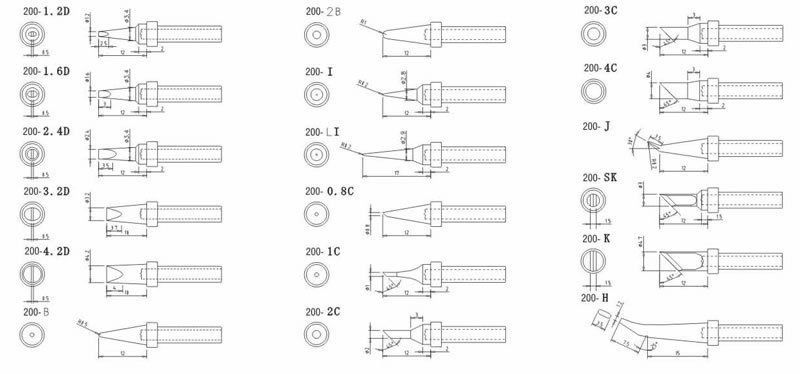 картинка Quick 200. Паяльные жала являющийся официальным дистрибьютором в России 