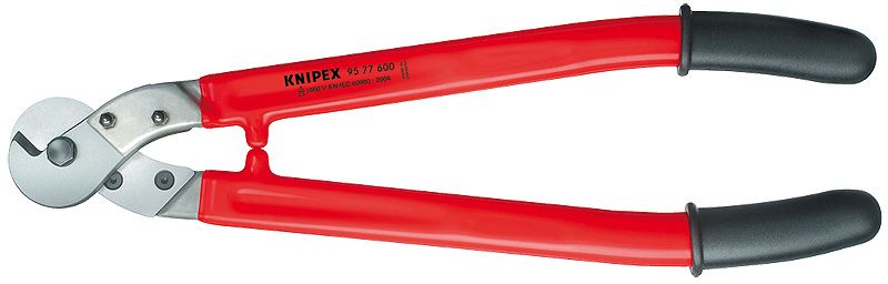 картинка KNIPEX KN-9577600. Тросорез ручной диэлектрический являющийся официальным дистрибьютором в России 