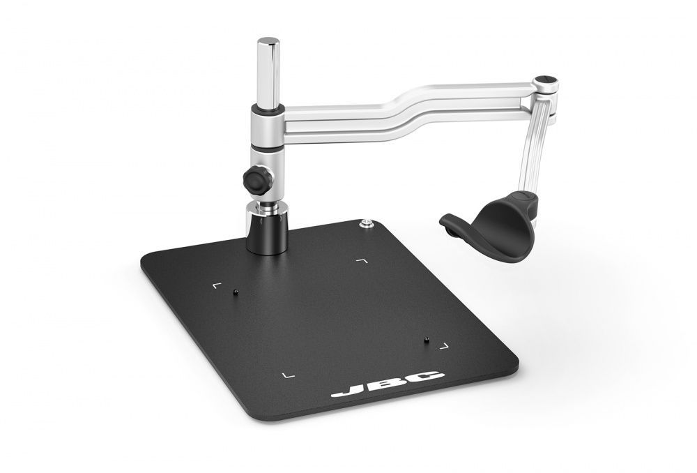 картинка JBC RHN-A. Штатив с площадкой для крепления плат и опорой под руку являющийся официальным дистрибьютором в России 