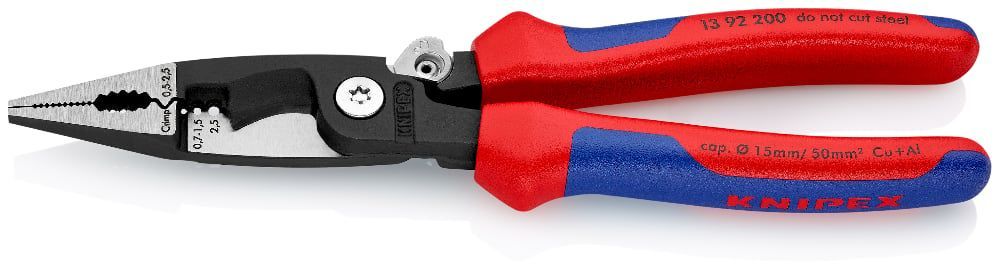 картинка KNIPEX KN-1392200. Электромонтажные клещи являющийся официальным дистрибьютором в России 