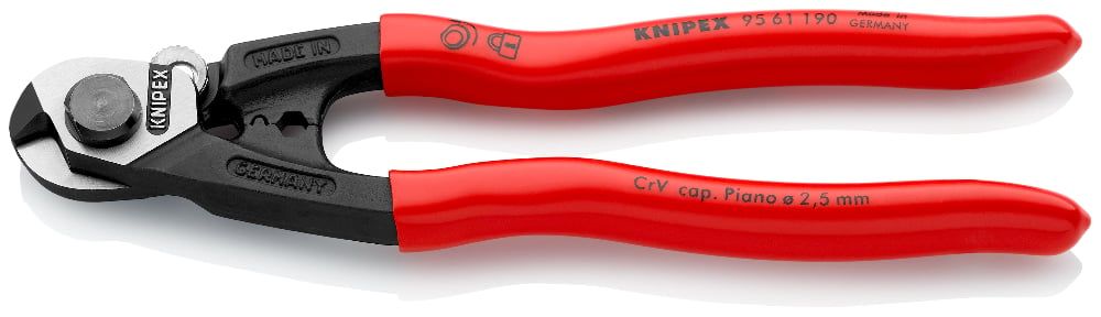 картинка KNIPEX KN-9561190. Тросорез ручной являющийся официальным дистрибьютором в России 