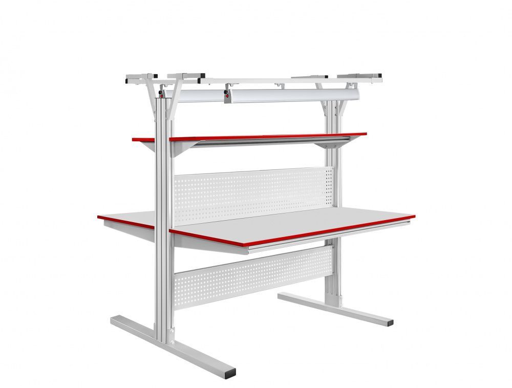 картинка Gresson СПЗ-1200КП. Стол 2×(1200×700) мм промышленный серии СПЗ-КП являющийся официальным дистрибьютором в России 