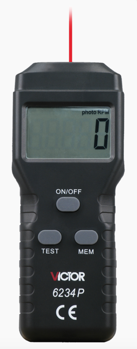 картинка Victor DM6234P. Тахометр являющийся официальным дистрибьютором в России 