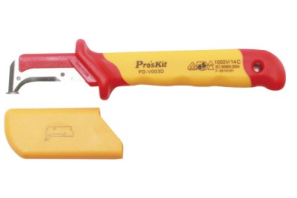 картинка ProsKit PD-V003D. Нож для зачистки кабеля VDE являющийся официальным дистрибьютором в России 