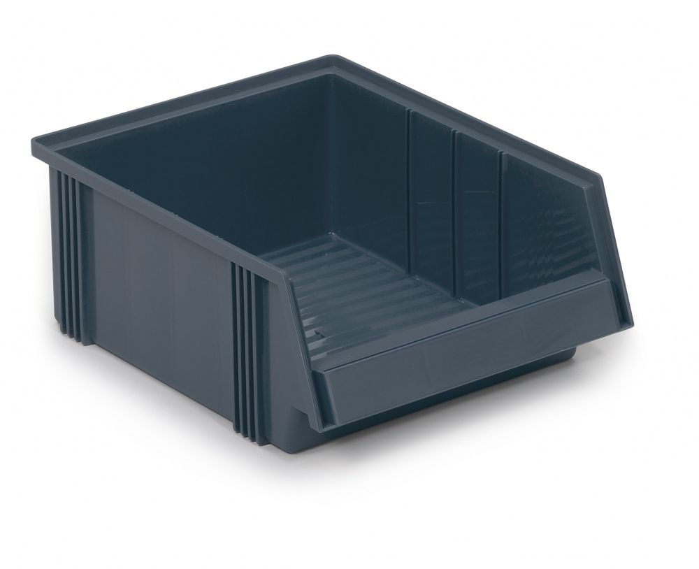 картинка Treston 3040-3. Навесная штабелируемая ячейка 310×400×156 мм серая являющийся официальным дистрибьютором в России 