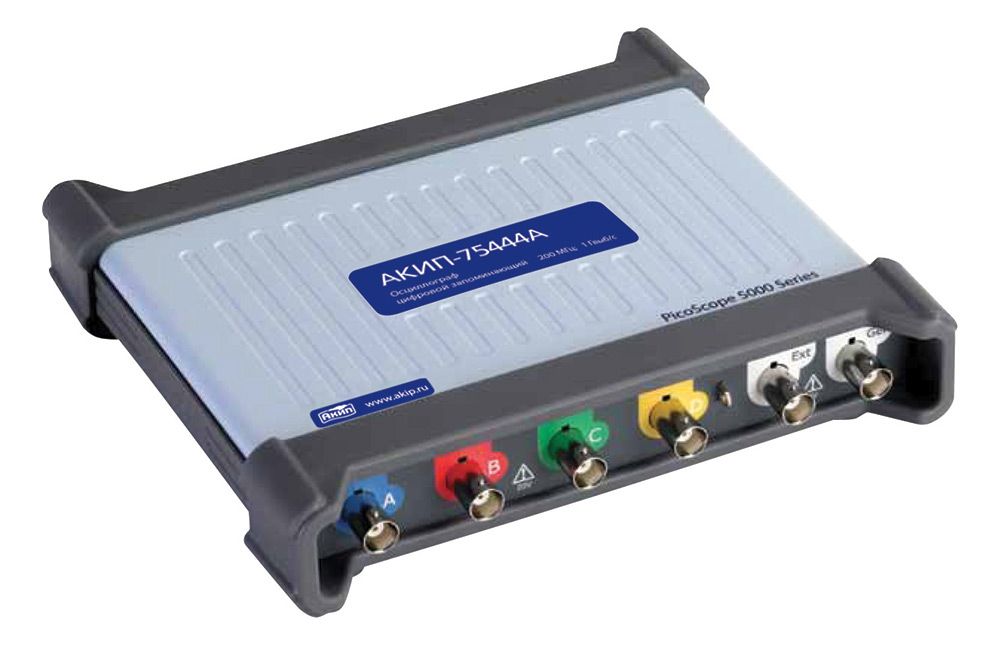 картинка АКИП 75444B. Осциллограф запоминающий USB четырехканальный являющийся официальным дистрибьютором в России 