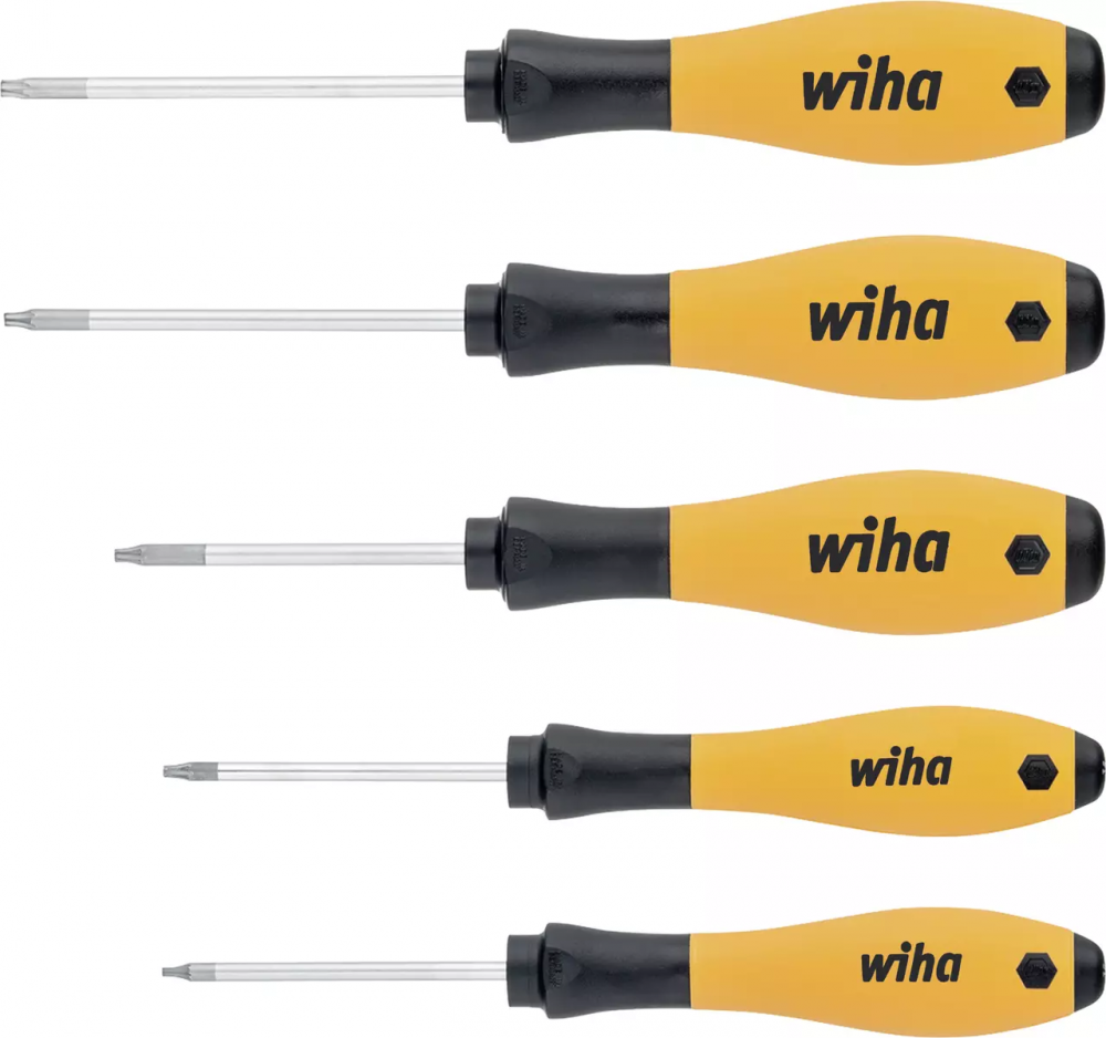 картинка WIHA 27253 / SoftFinish. Набор антистатических отверток TORX серия 362 ESD K5 являющийся официальным дистрибьютором в России 