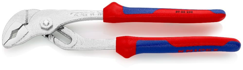 картинка KNIPEX KN-8905250. Клещи сантехнические с гребенчатым шарниром (переставные-трубные) являющийся официальным дистрибьютором в России 