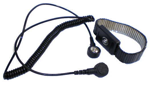 картинка ELK-2200. Браслет антистатический металлический, кнопка 10 мм являющийся официальным дистрибьютором в России 