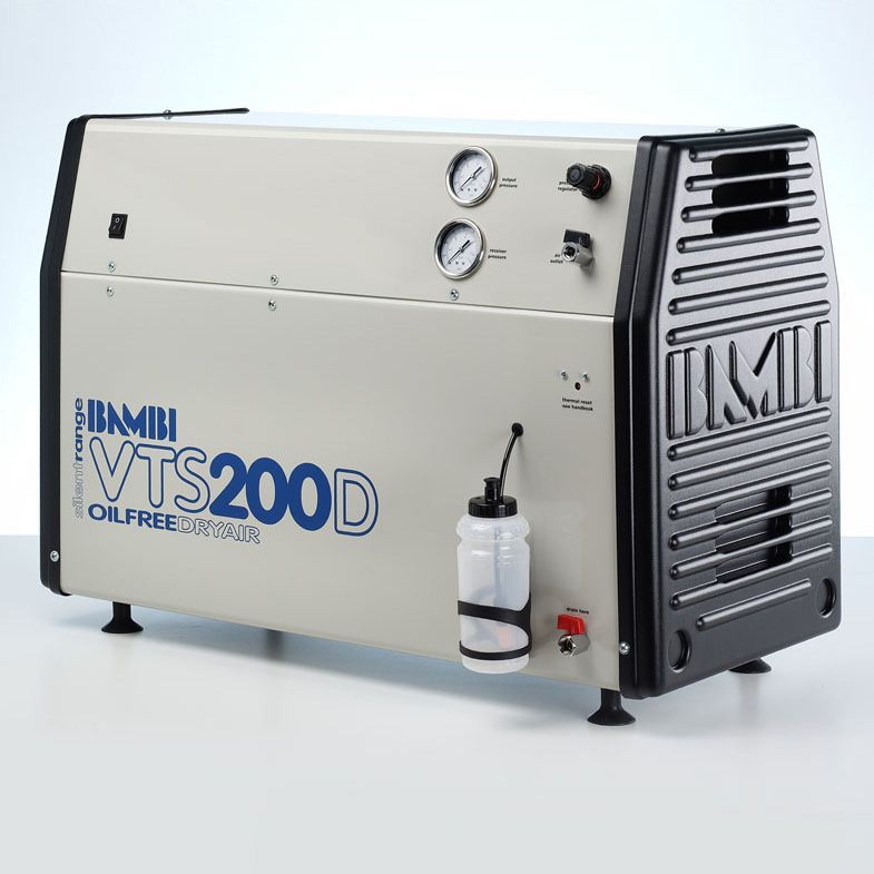 картинка BAMBI VTS200D. Компрессор безмасляный бесшумный являющийся официальным дистрибьютором в России 