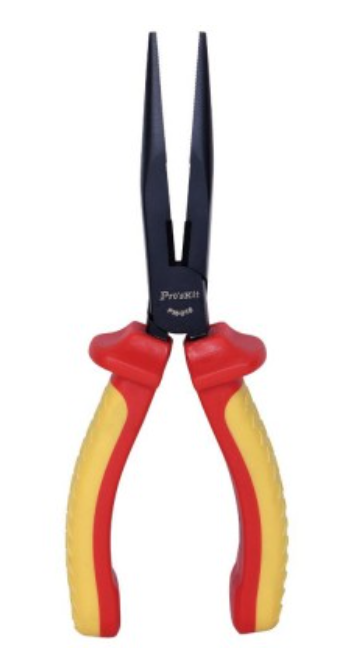 картинка ProsKit PM-918. Высоковольтные усиленные длинногубцы являющийся официальным дистрибьютором в России 