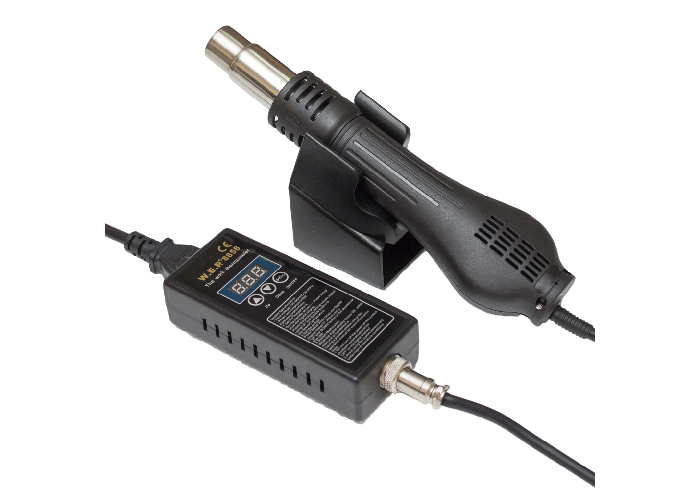 картинка W.E.P 8858. паяльный фен цыфровой являющийся официальным дистрибьютором в России 