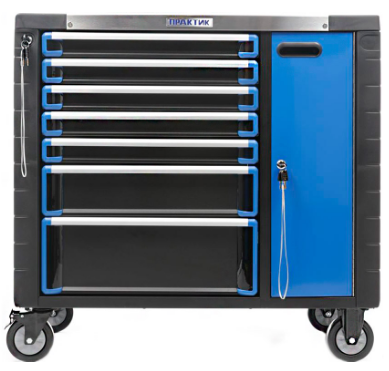 картинка ПРАКТИК WKS-7/97 (01RH3M7). Тележка инструментальная являющийся официальным дистрибьютором в России 