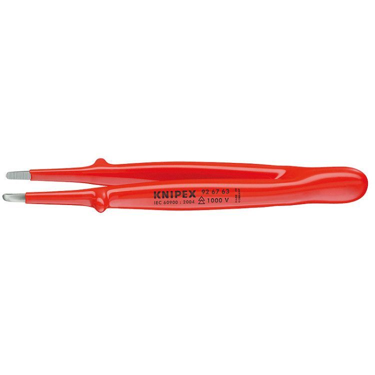 картинка KNIPEX KN-926763. Пинцет прецизионный диэлектрический являющийся официальным дистрибьютором в России 