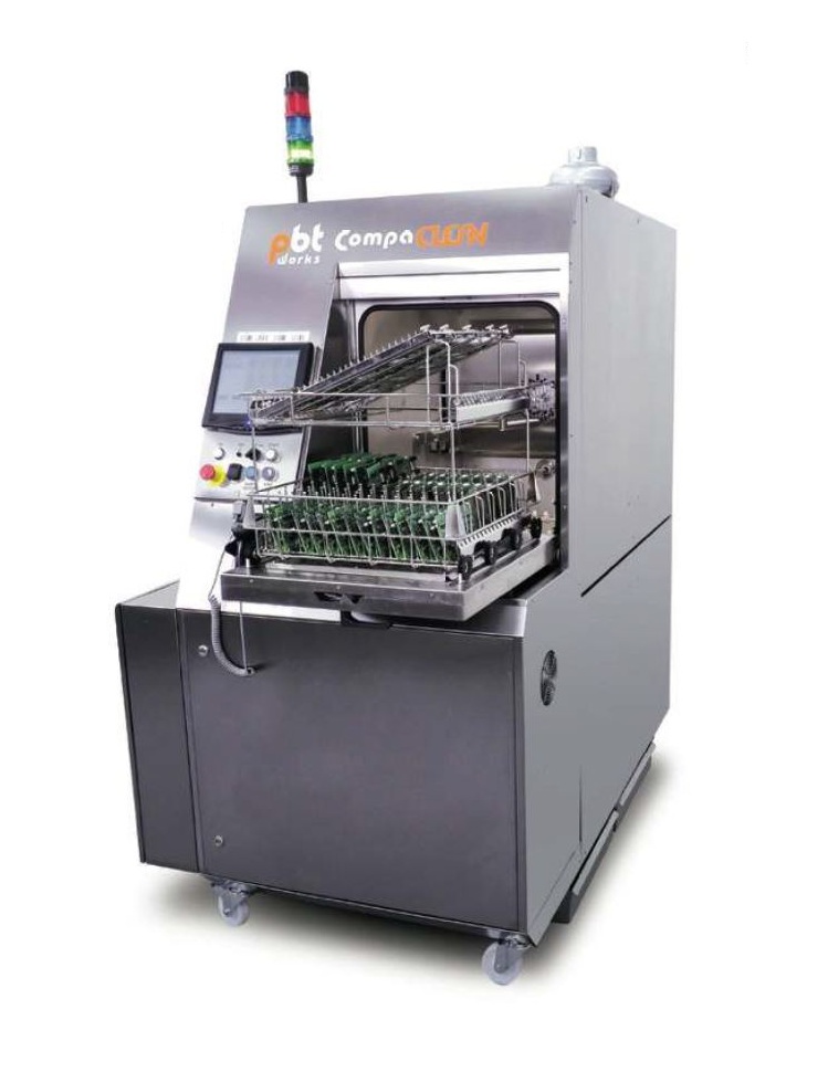 картинка PBT Works CompaCLEAN. Установки для отмывки оборудования SMT монтажа и финишной очистки плат являющийся официальным дистрибьютором в России 