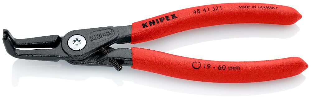 картинка KNIPEX KN-4841J21. Прецизионные щипцы для внутренних стопорных колец являющийся официальным дистрибьютором в России 
