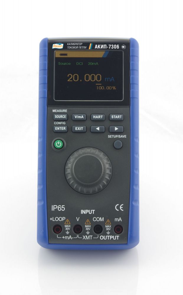 картинка АКИП 7306. Калибратор токовой петли являющийся официальным дистрибьютором в России 