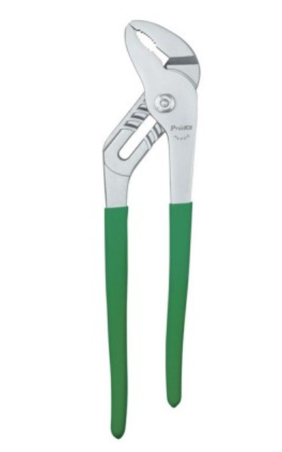 картинка ProsKit PN-P012. Клещи сантехнические (переставные-трубные) являющийся официальным дистрибьютором в России 