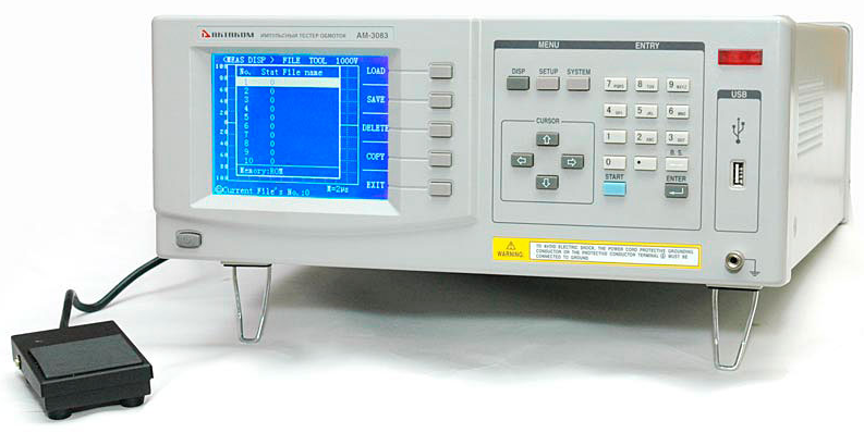 картинка АКТАКОМ АМ-3083. Импульсный тестер обмоток являющийся официальным дистрибьютором в России 