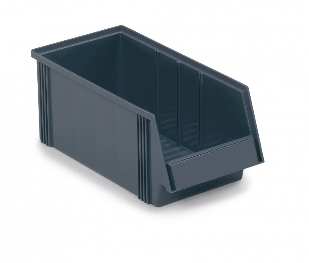 картинка Treston 1940-3. Навесная штабелируемая ячейка 186×400×156 мм серая являющийся официальным дистрибьютором в России 