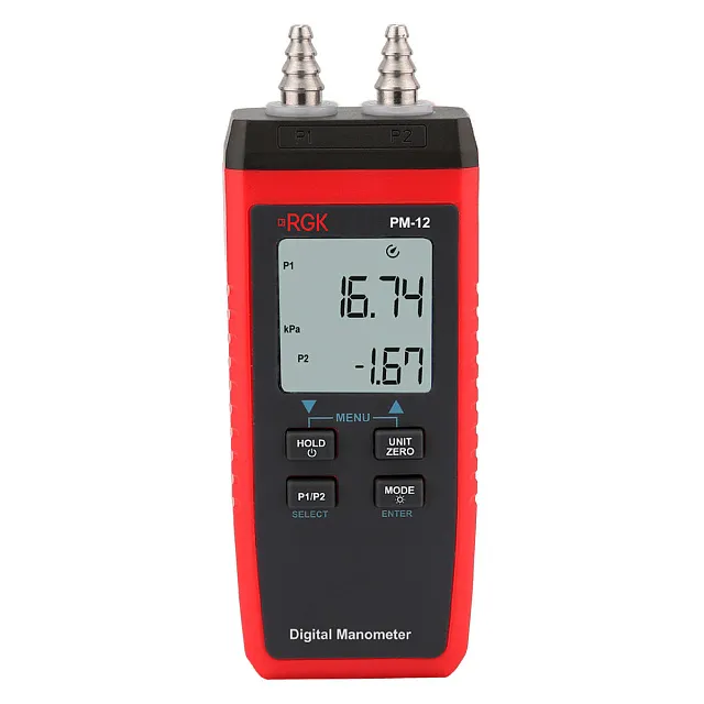 картинка RGK PM-12. Манометр цифровой являющийся официальным дистрибьютором в России 
