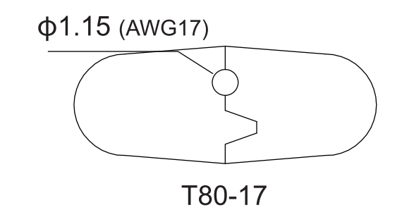 картинка Atten T80-17. Наконечник для термозачистки проводов серии T80 являющийся официальным дистрибьютором в России 
