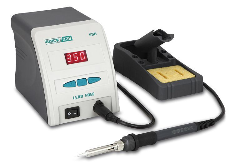 картинка Quick 236 ESD (90 Вт). Паяльная станция являющийся официальным дистрибьютором в России 