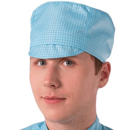 картинка ELK Б-140. Колпак с козырьком антистатический являющийся официальным дистрибьютором в России 