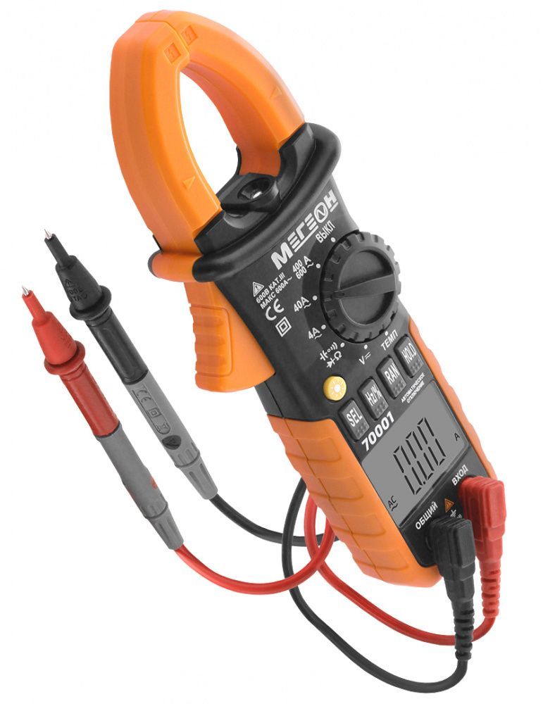 картинка МЕГЕОН 70001. Клещи токоизмерительные являющийся официальным дистрибьютором в России 