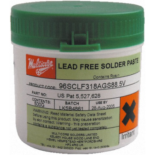 картинка Multicore LF318. Паяльная паста бессвинцовая безотмывочная являющийся официальным дистрибьютором в России 
