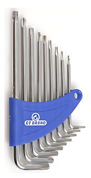 картинка CT Brand CT-709B. Набор ключей шестигранных T6-T27 являющийся официальным дистрибьютором в России 