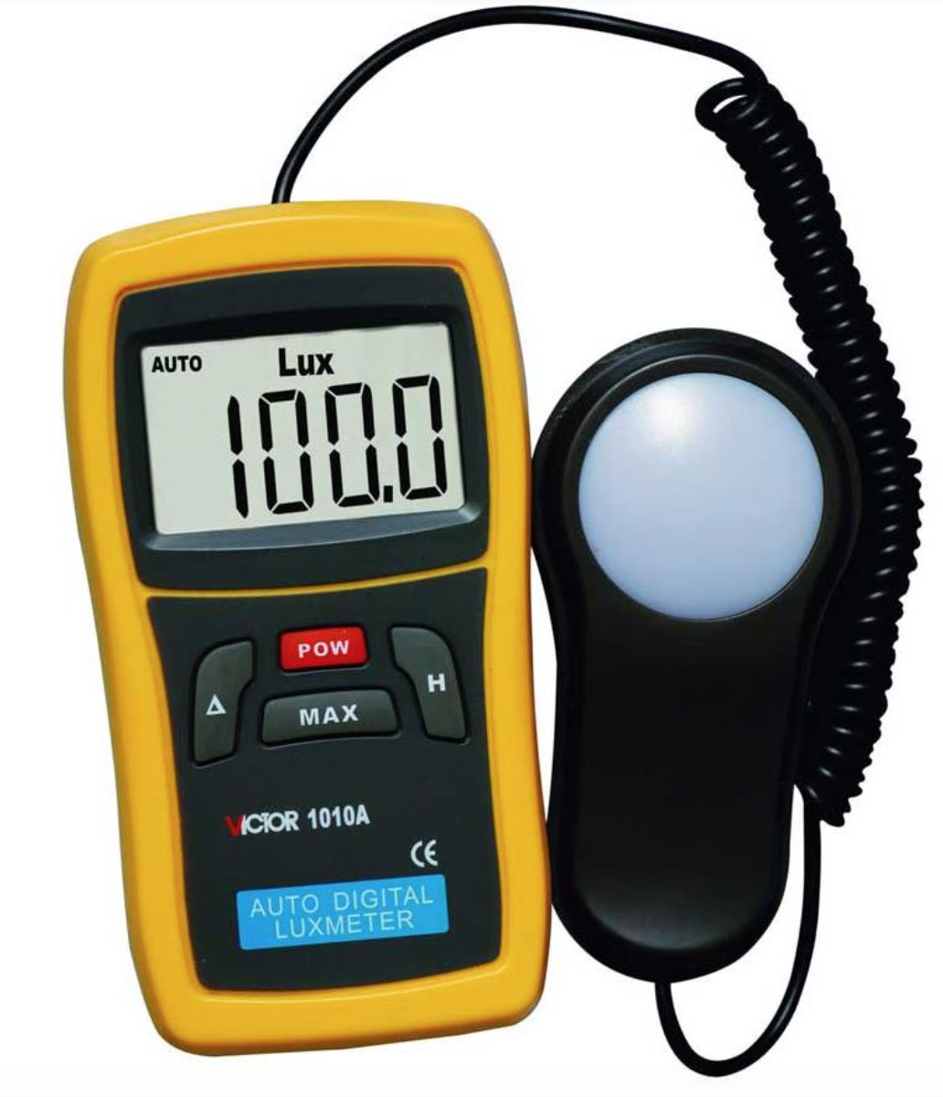 картинка Victor 1010A. Измеритель освещенности являющийся официальным дистрибьютором в России 