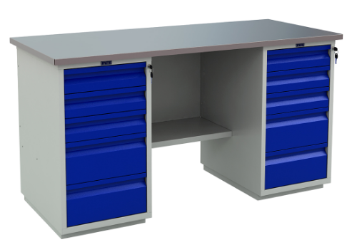 картинка ПРАКТИК (№604) WT160.WD5/WD5.000. Верстак серии PROFI W являющийся официальным дистрибьютором в России 