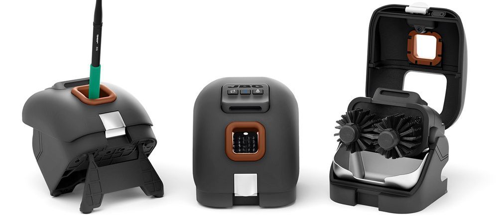 картинка JBC CLMU-PB. Автоматический очиститель паяльных жал являющийся официальным дистрибьютором в России 