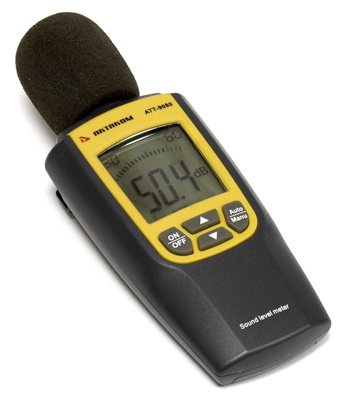 картинка АКТАКОМ АТТ-9080. Шумомер являющийся официальным дистрибьютором в России 